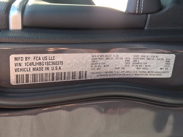 2025 Jeep Grand Cherokee GRAND CHEROKEE LIMITED 4X4