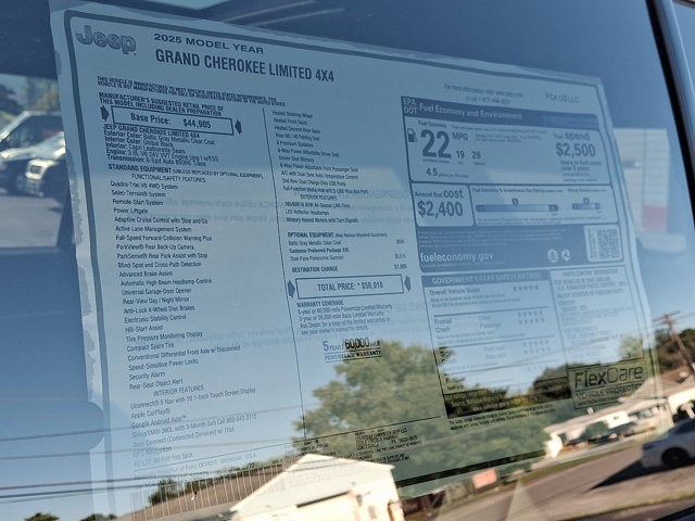 2025 Jeep Grand Cherokee GRAND CHEROKEE LIMITED 4X4