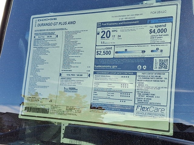 2026 Dodge Durango GT Plus