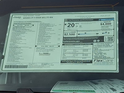 2026 Jeep Wrangler Willys