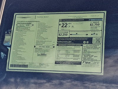 2026 Chrysler Pacifica Select