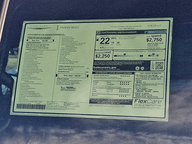 2026 Chrysler Pacifica Select