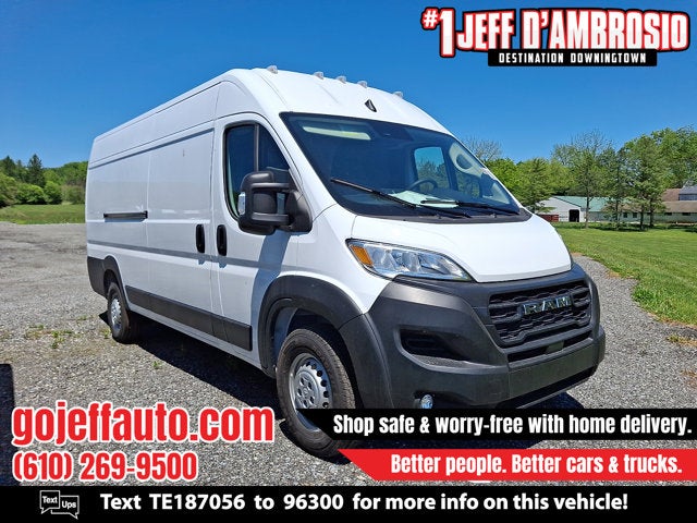 2026 RAM ProMaster Cargo Van Tradesman 3500 High Roof Ext 159" WB w/Pass Seat