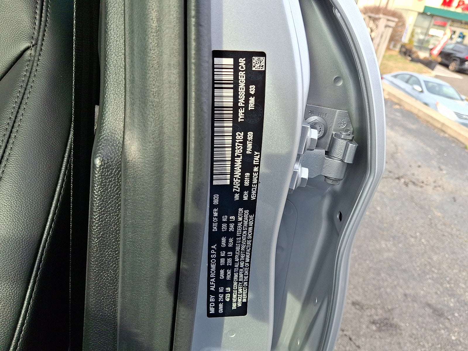 2020 Alfa Romeo Giulia AWD