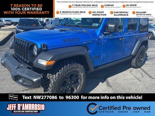 2022 Jeep Wrangler Unlimited Willys