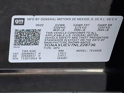 2022 Chevrolet Equinox LT