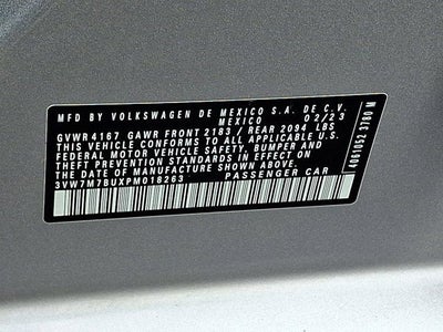 2023 Volkswagen Jetta 1.5T SE