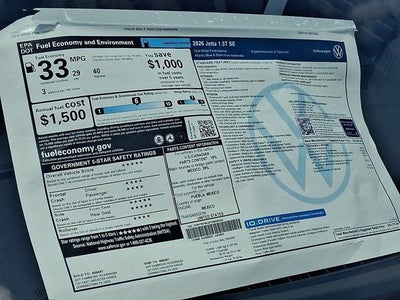 2026 Volkswagen Jetta 1.5T SE