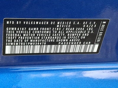 2023 Volkswagen Jetta 1.5T SE