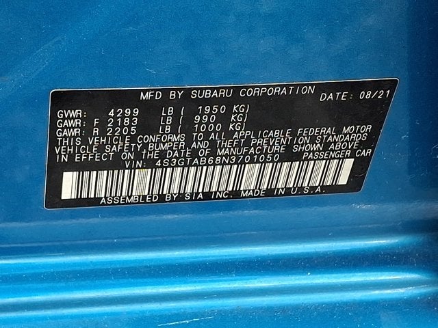 2022 Subaru Impreza Base