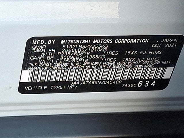 2022 Mitsubishi Outlander ES