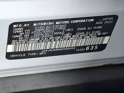 2022 Mitsubishi Outlander Black Edition