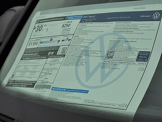 2027 Volkswagen Taos S