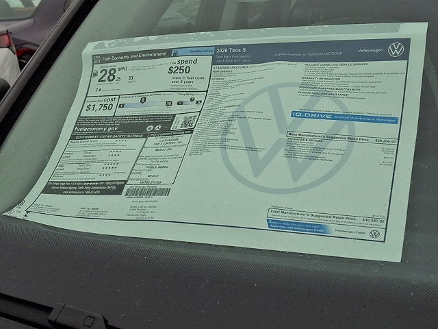 2026 Volkswagen Taos S