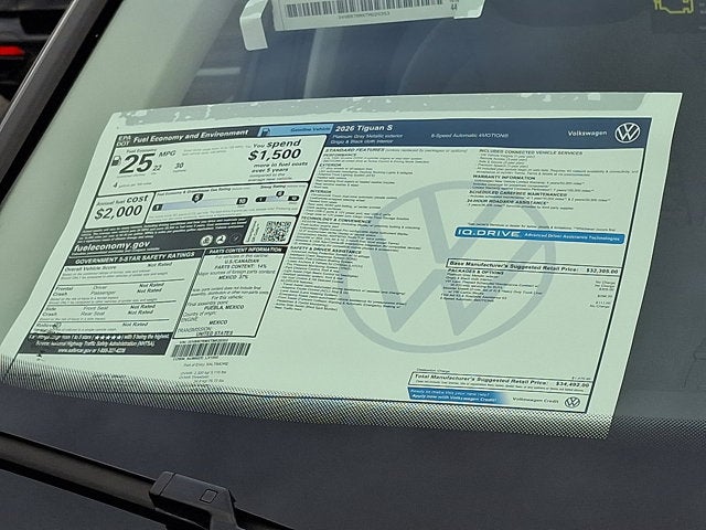 2026 Volkswagen Tiguan S