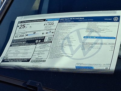 2026 Volkswagen Tiguan SE R-Line Black