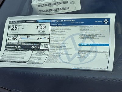 2026 Volkswagen Tiguan SE R-Line Black