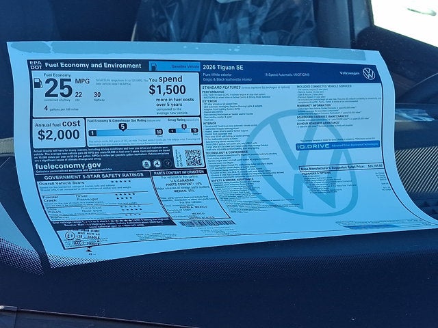 2026 Volkswagen Tiguan SE