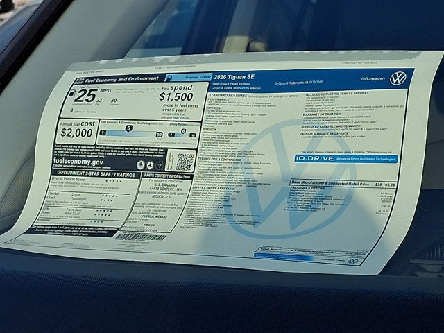 2026 Volkswagen Tiguan SE