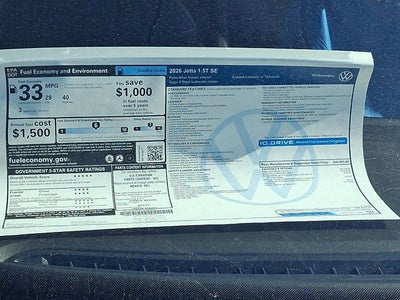 2026 Volkswagen Jetta SE