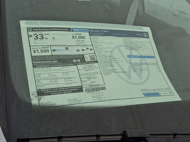 2026 Volkswagen Jetta Sport