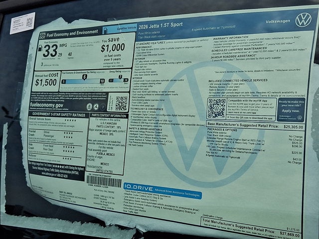 2026 Volkswagen Jetta Sport