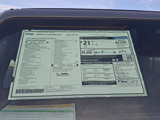 2026 Jeep Wrangler Sport S