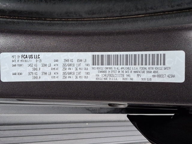 2020 Jeep Grand Cherokee Limited