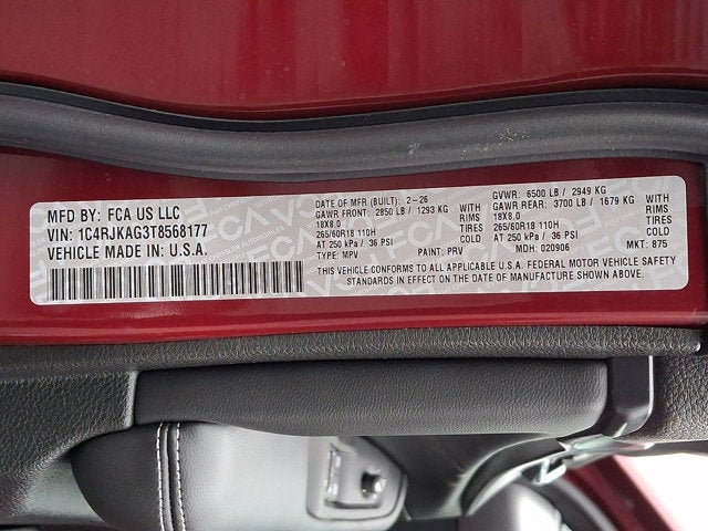 2026 Jeep Grand Cherokee Laredo X