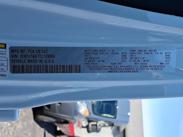 2026 Jeep Gladiator Sahara